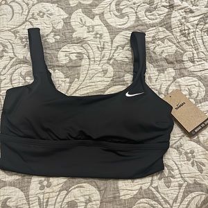 Black Nike sports bra